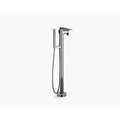 Kohler Bath Filler Trim, Vibrant Titanium, Floor T73087-4-TT